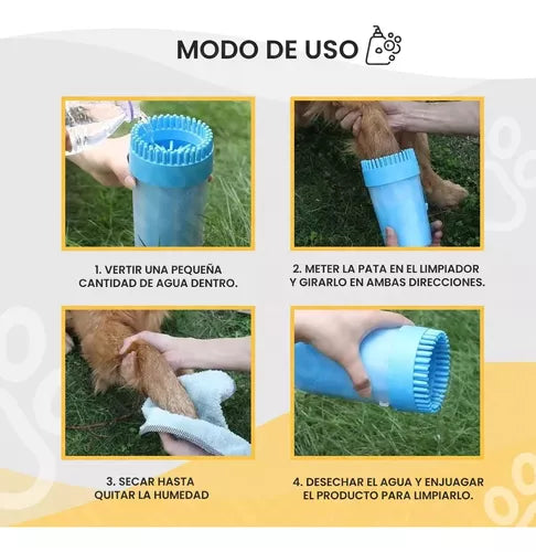 LIMPIA PATAS DE MASCOTAS
