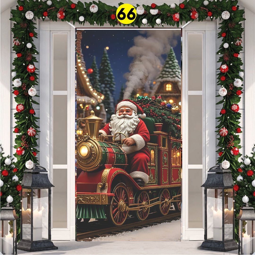 FUNDA PARA PUERTA NAVIDEÑA 💎