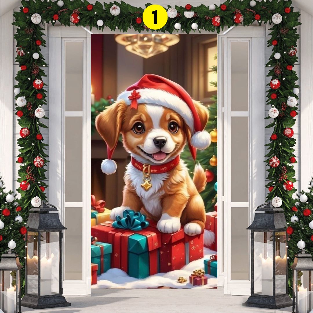 FUNDA PARA PUERTA NAVIDEÑA 💎