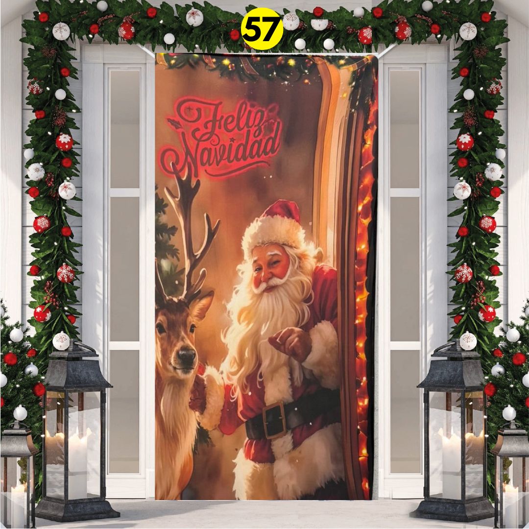 FUNDA PARA PUERTA NAVIDEÑA 💎