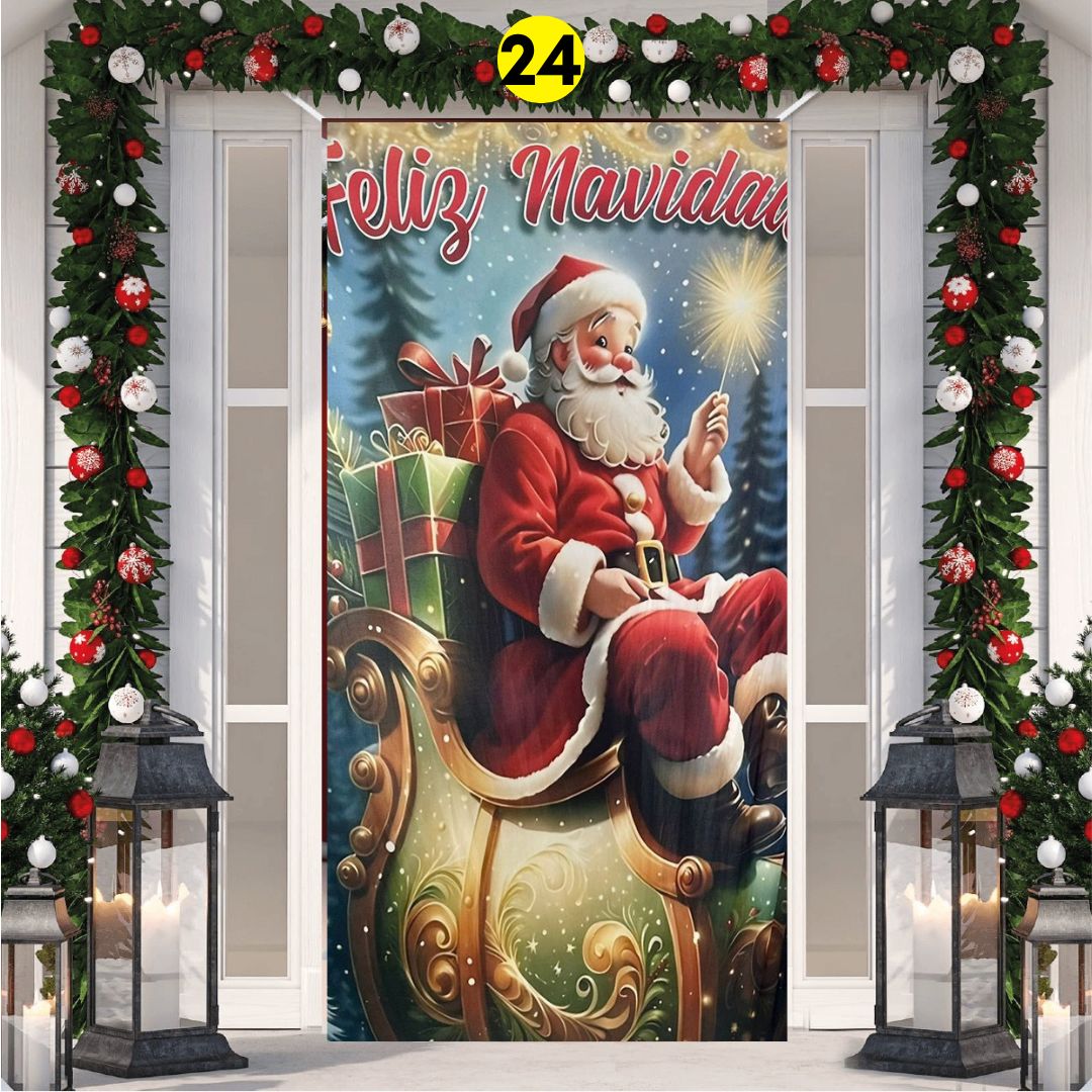 FUNDA PARA PUERTA NAVIDEÑA 💎