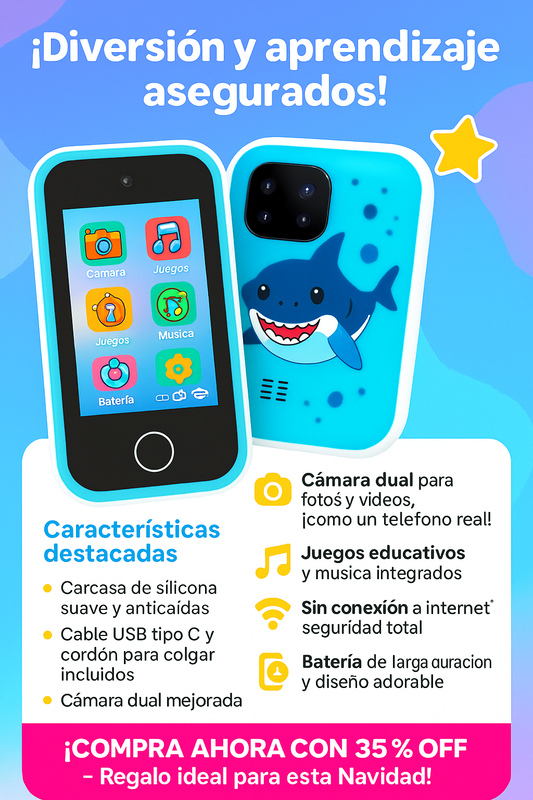 CELULAR INTERACTIVO PARA NIÑOS