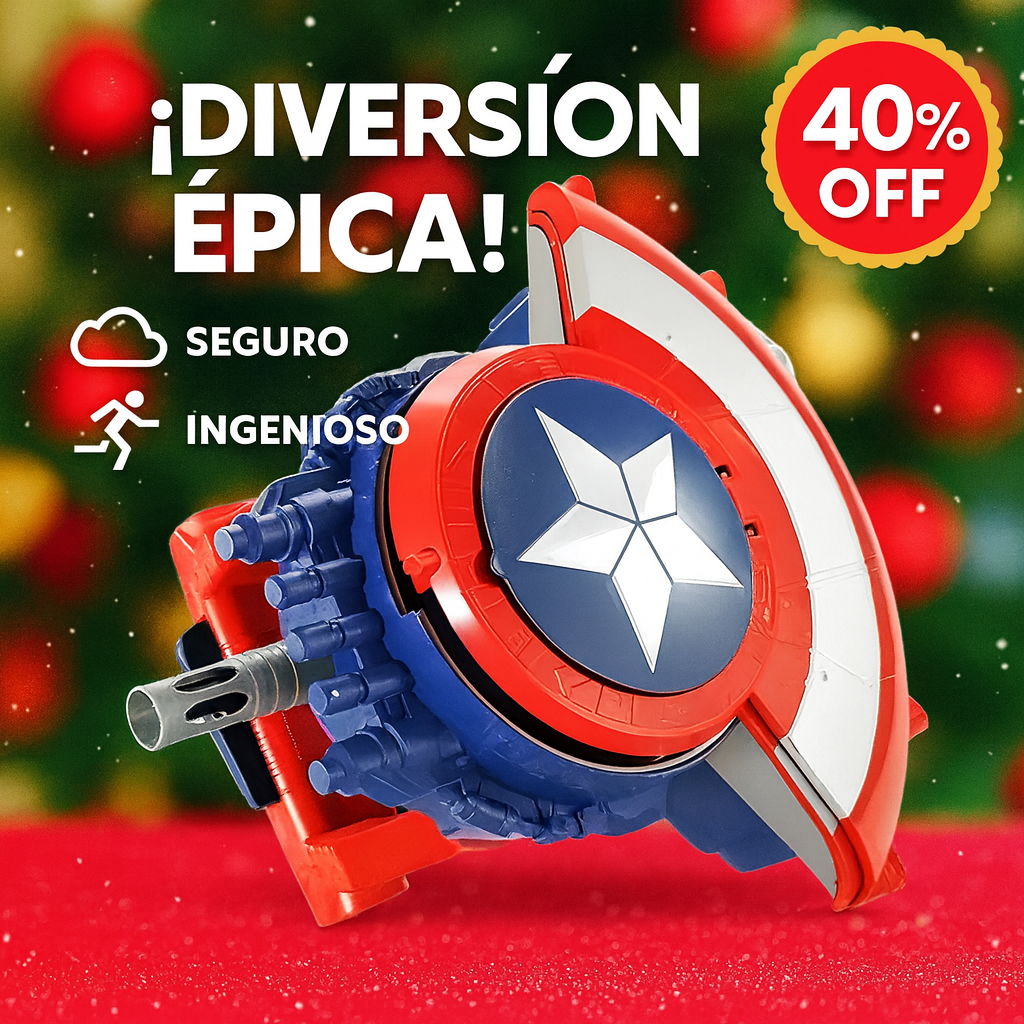 Escudo Capitan America Lanzador Premium