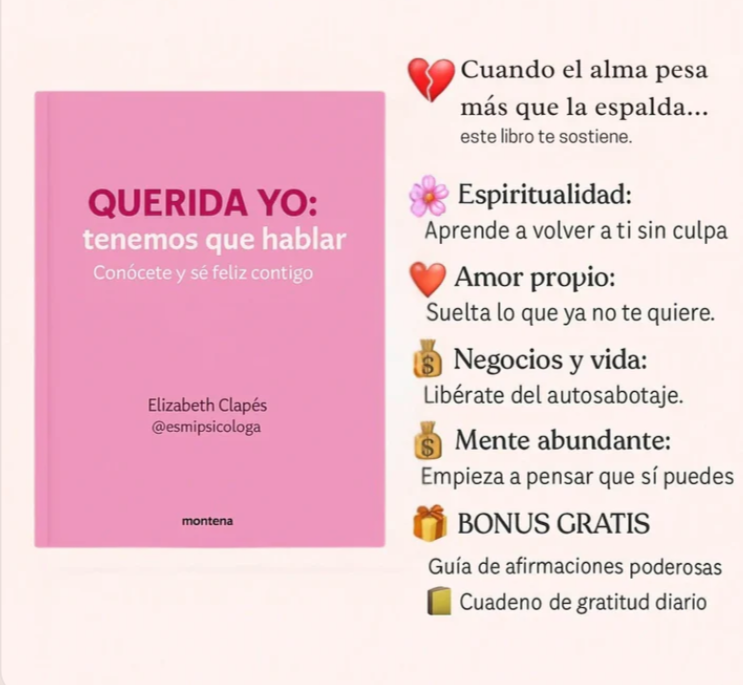 LIBRO QUERIDA YO TENEMOS QUE HABLAR ORIGINAL INCLUYE GUÍA EMOCIONAL