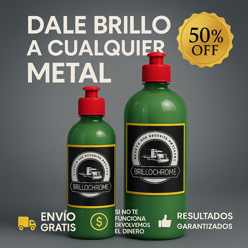 BRILLO CHROME - PULIDOR DE METALES