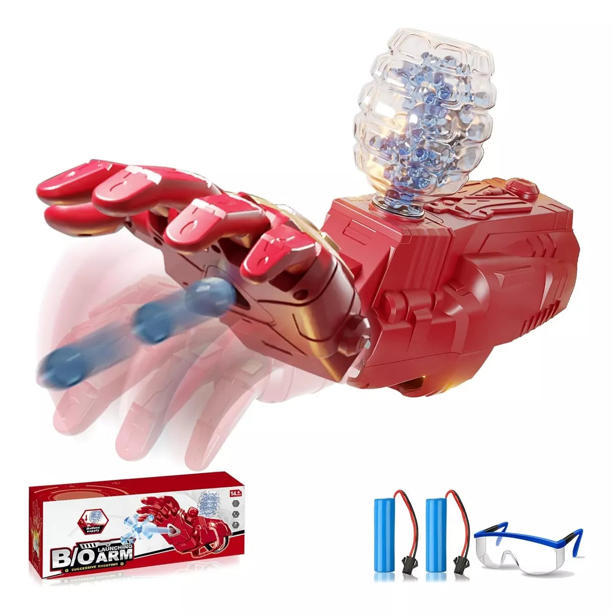 Guante De Iron Man Lanzador Hidrogel Premium