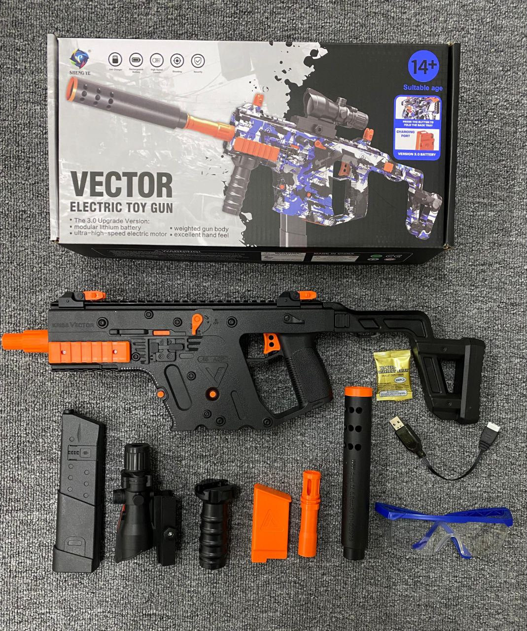 Subfusil Vector Hidrogel Premium