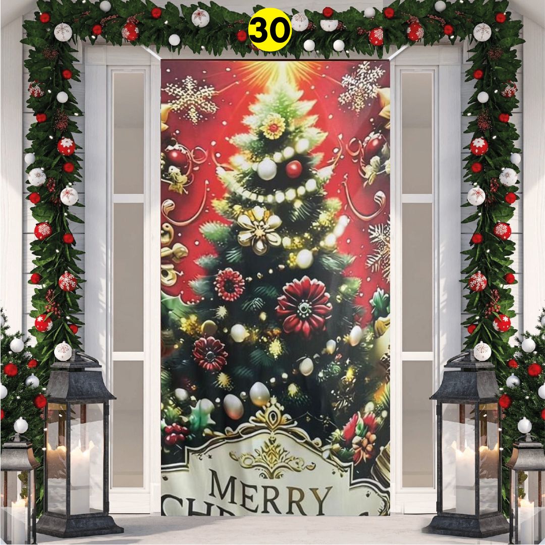 FUNDA PARA PUERTA NAVIDEÑA 💎