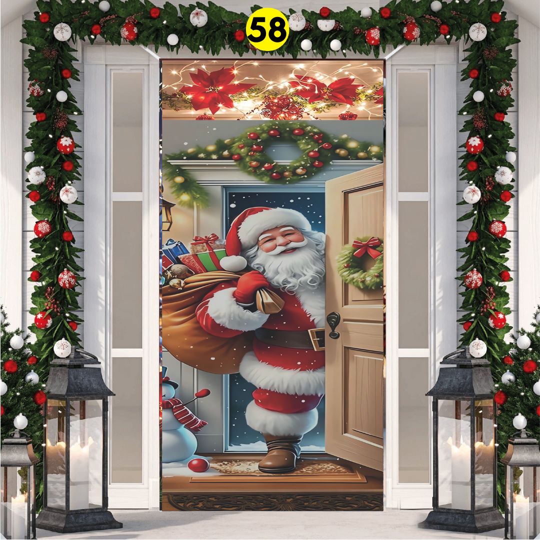 FUNDA PARA PUERTA NAVIDEÑA 💎