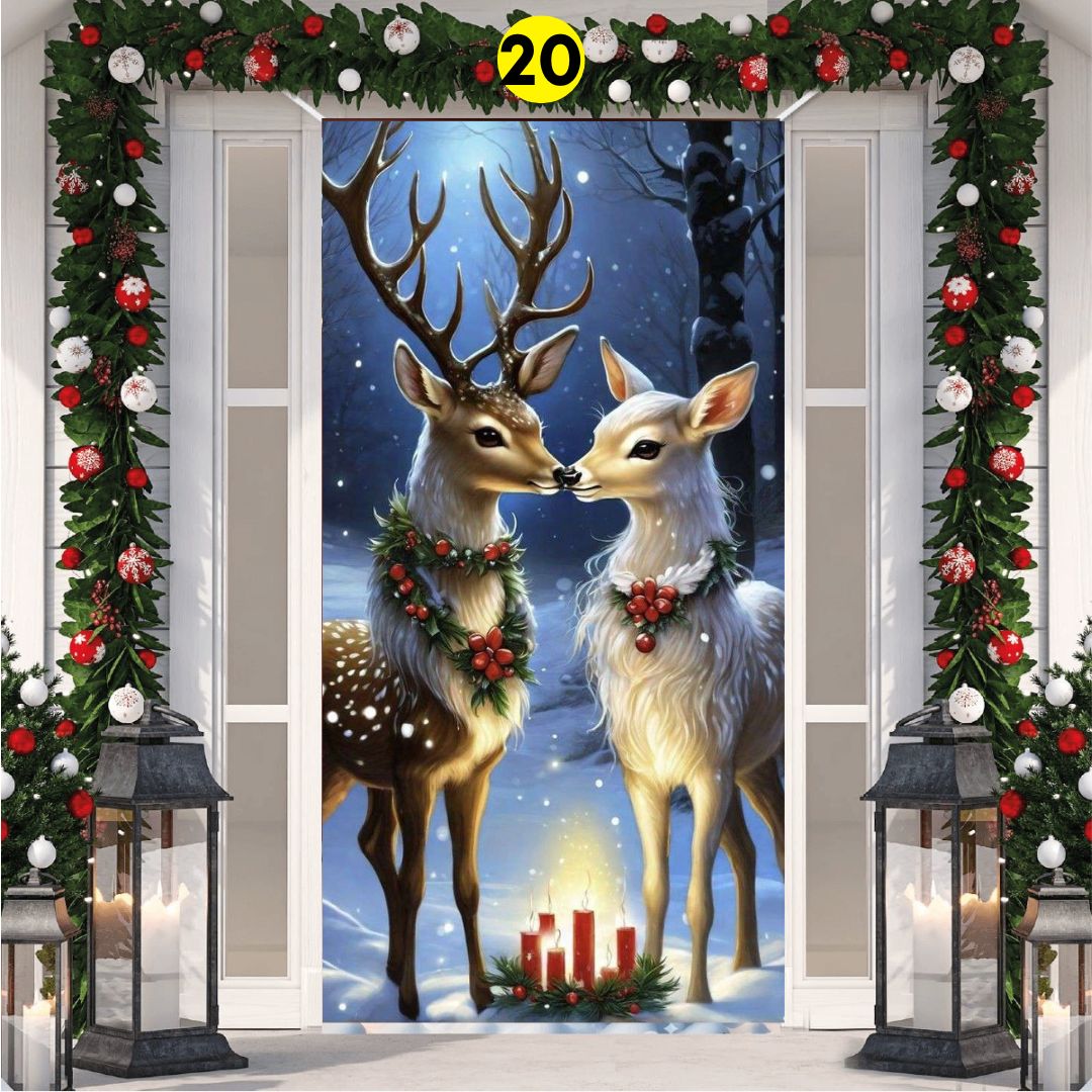 FUNDA PARA PUERTA NAVIDEÑA 💎