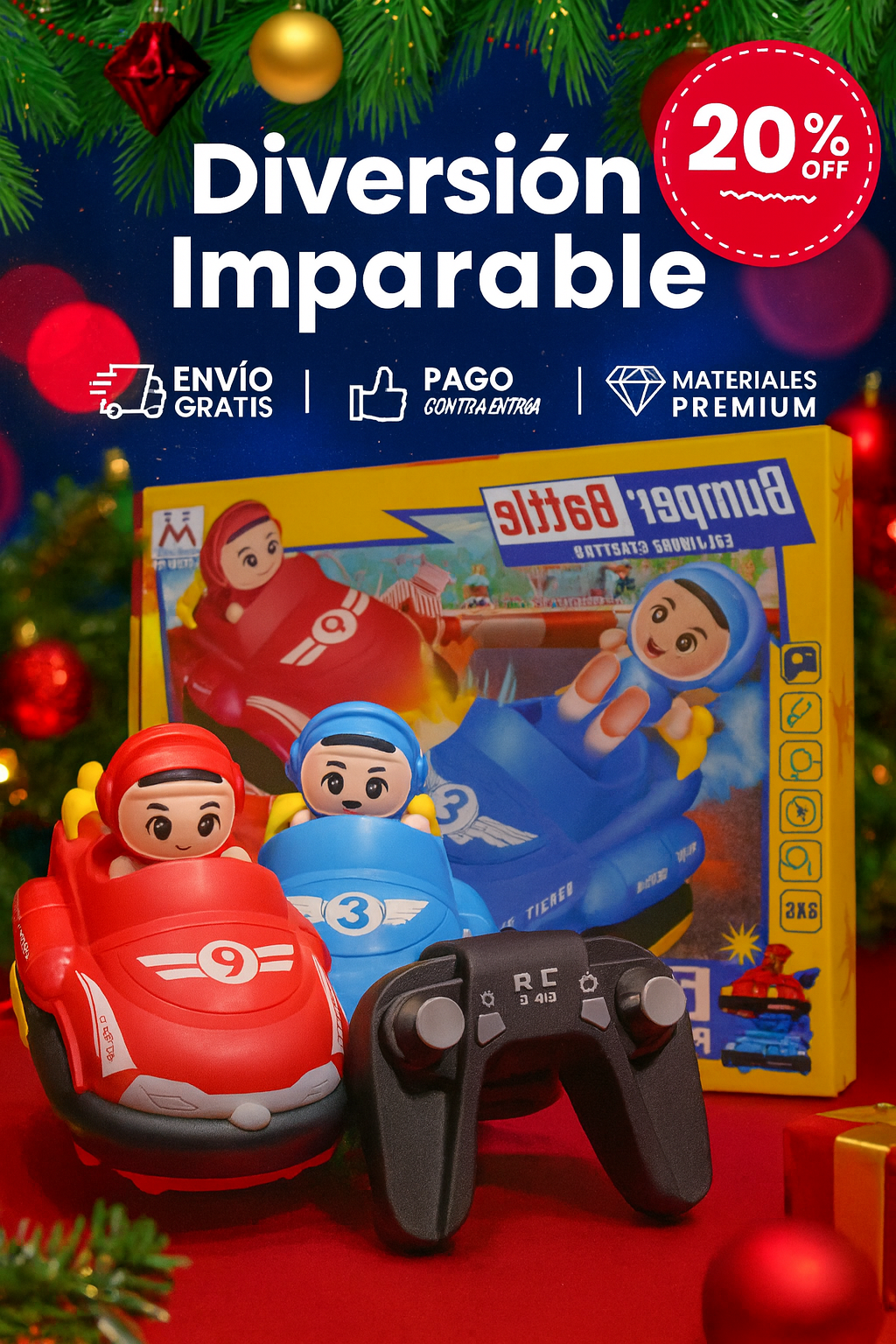 JUEGO DE CARROS CHOCONES PREMIUM