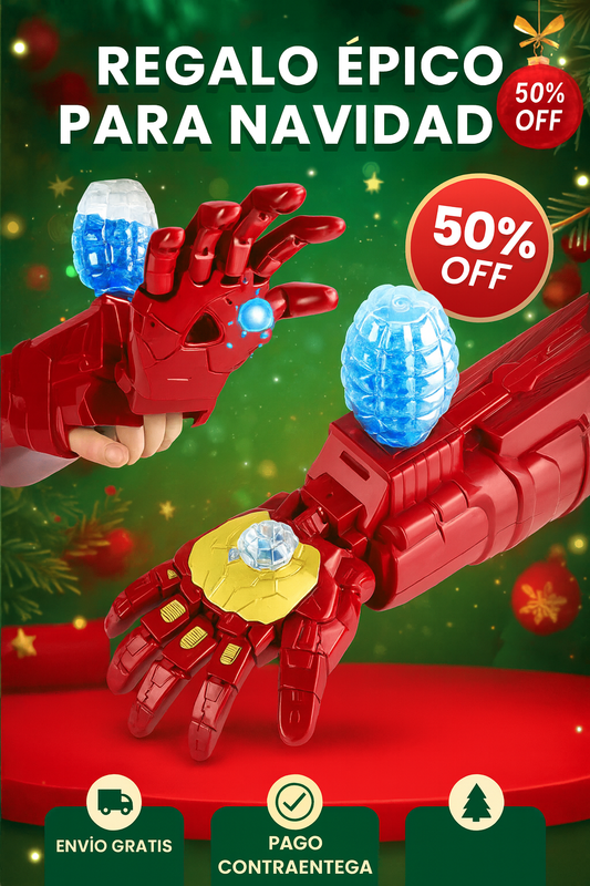 Guante De Iron Man Lanzador Hidrogel Premium