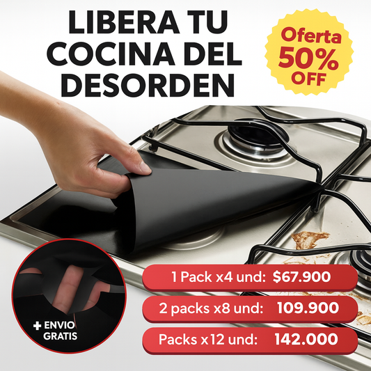PROTECTOR ESTUFA X4 UNIDADES