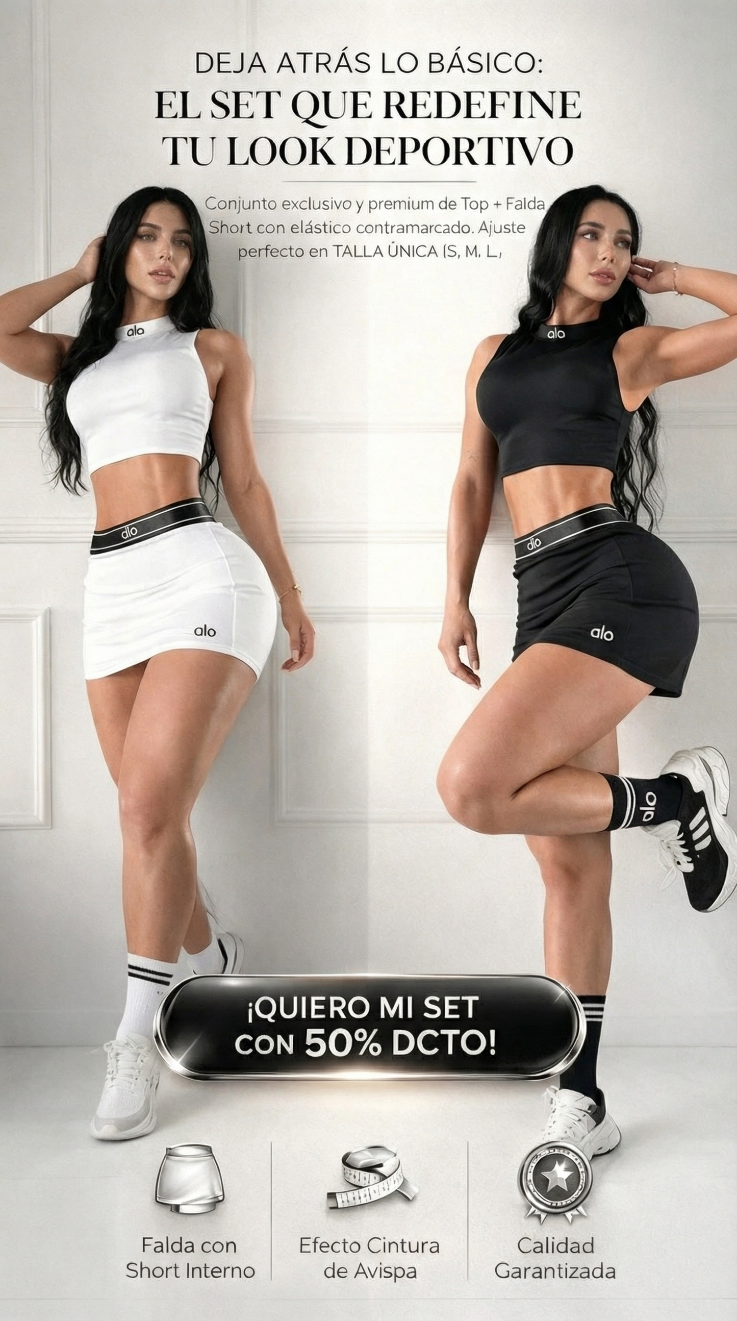 SET DEPORTIVO ALO DE FALDA PREMIUM
