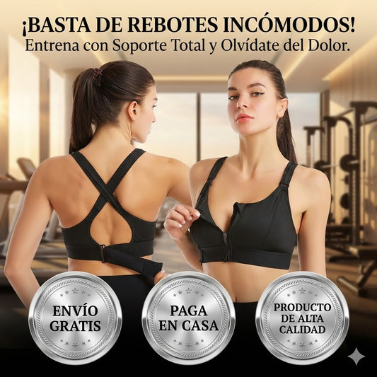 Brasier Deportivo Pro-Soporte 3 en 1 (Anti-Rebote y Postura)